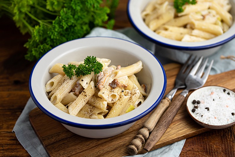 Penne mit Pfifferlinge