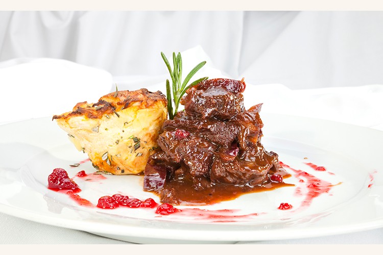 Wildschweinragout