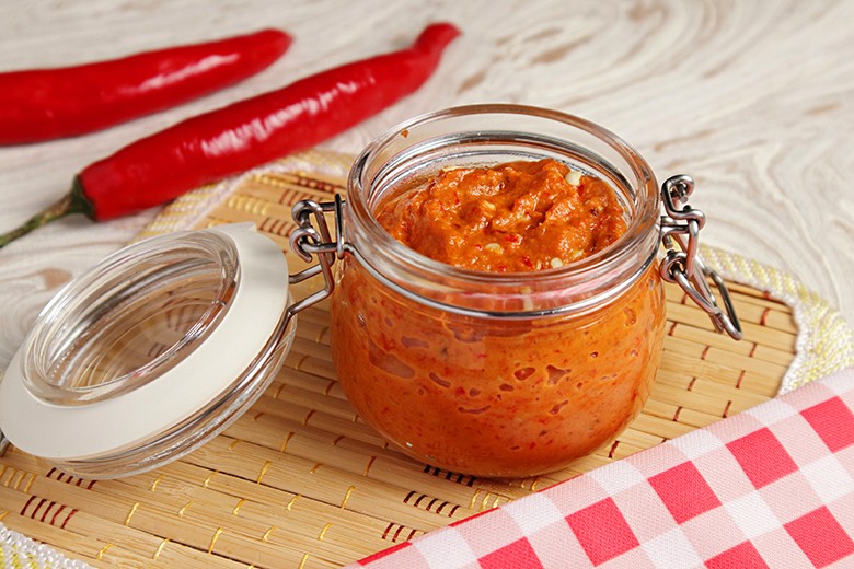 Indonesische Chilipaste