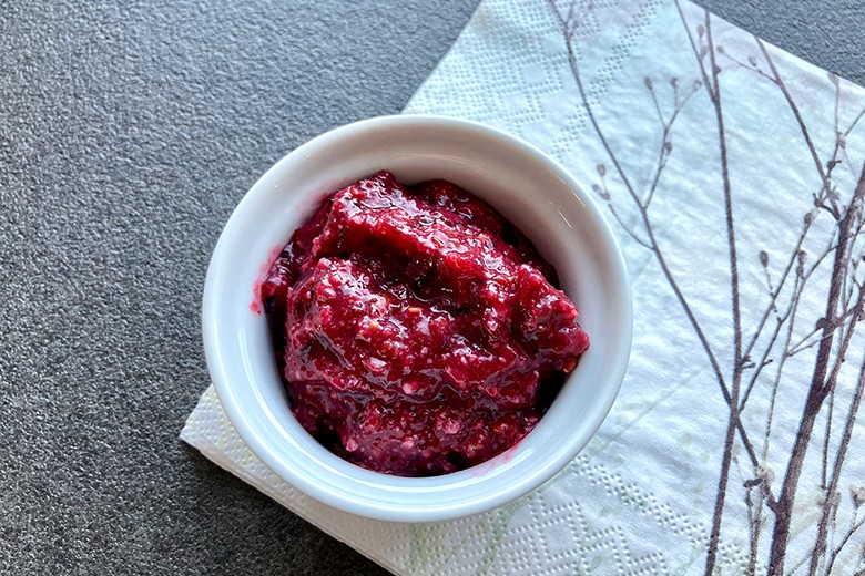 Zuckerfreier Früchtedip