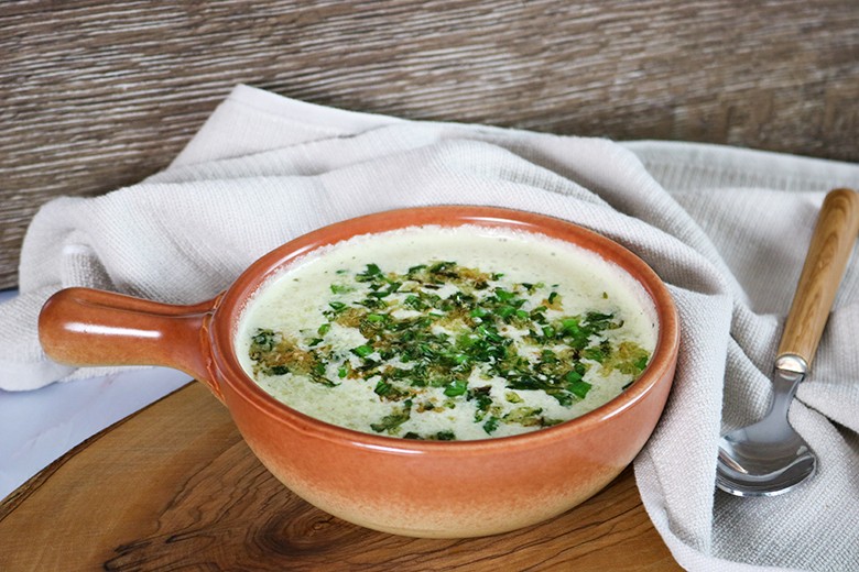Selleriecremesuppe mit Ingwer