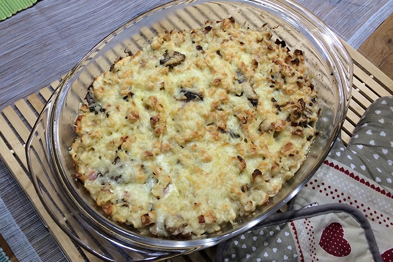 Käse-Spätzle-Auflauf