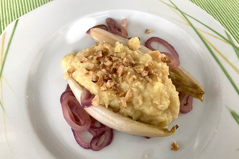 Feines Sellerie-Kartoffelpüree