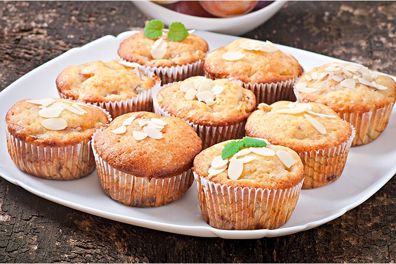 Pflaumenmuffins
