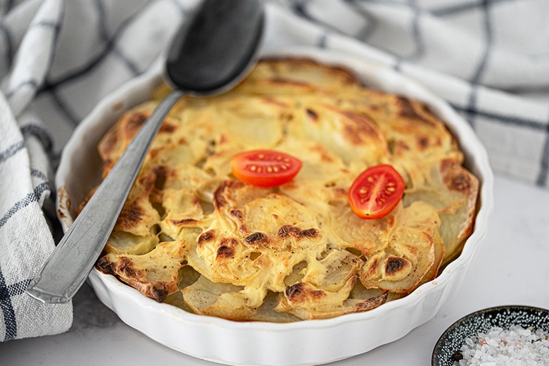 Kartoffelauflauf mit Rindfleisch
