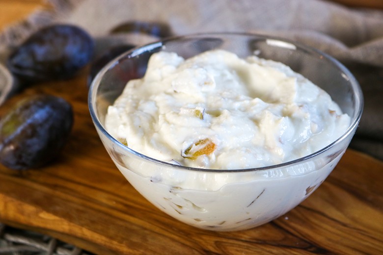 Pflaumen-Quark-Creme