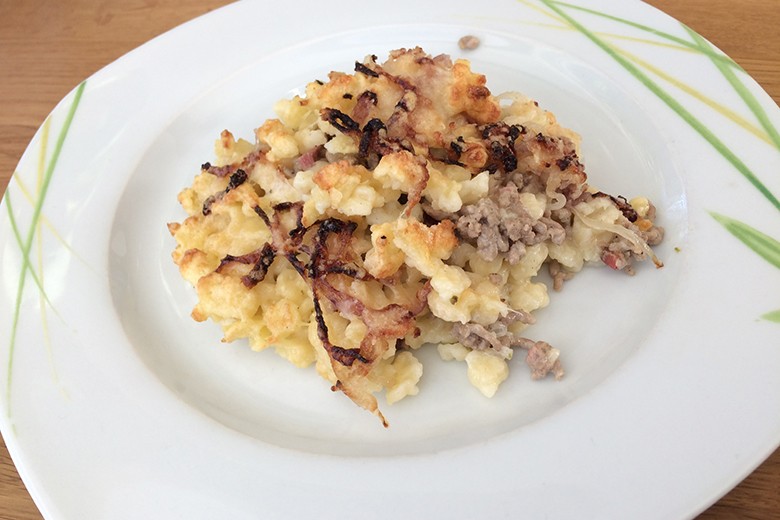 Spätzle-Auflauf mit Hack