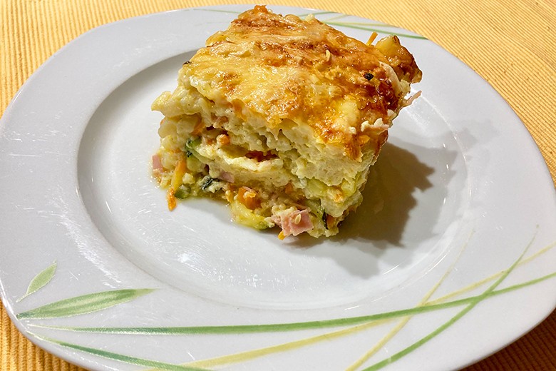 Gemüse-Spätzle-Auflauf
