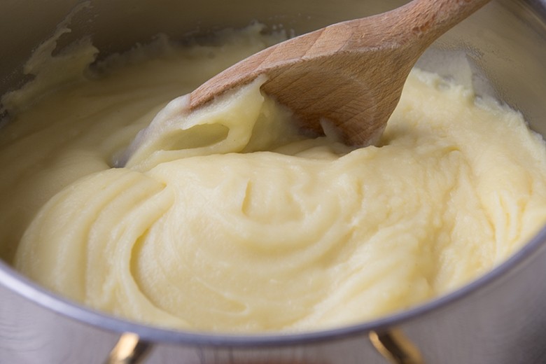 Steckrüben-Kartoffel-Pürree