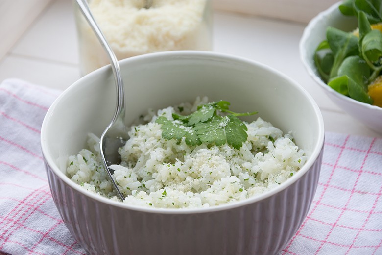 Reis mit Parmesan