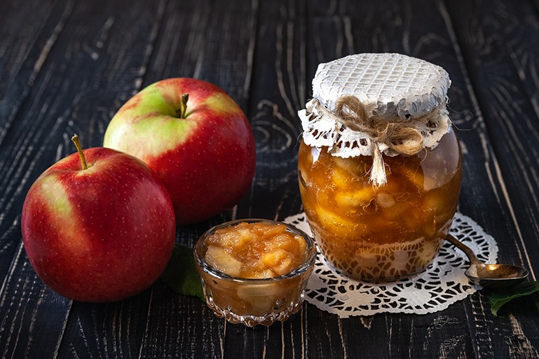 Einfache Apfelmarmelade