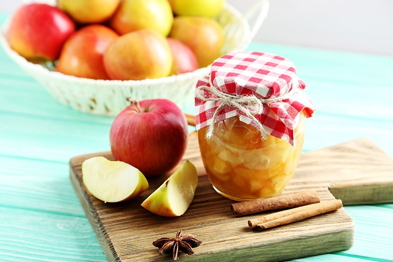 Apfelmarmelade mit Ingwer