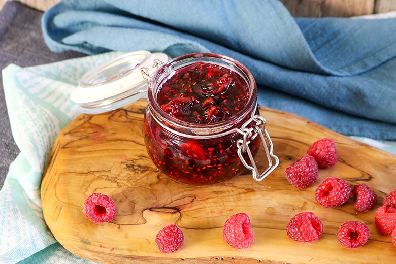 Apfel-Himbeer-Marmelade