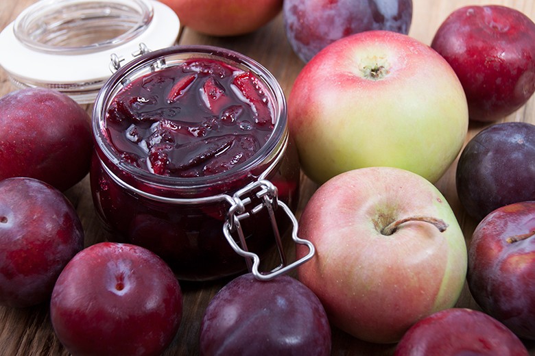 Pflaumen-Apfel-Zimt-Marmelade