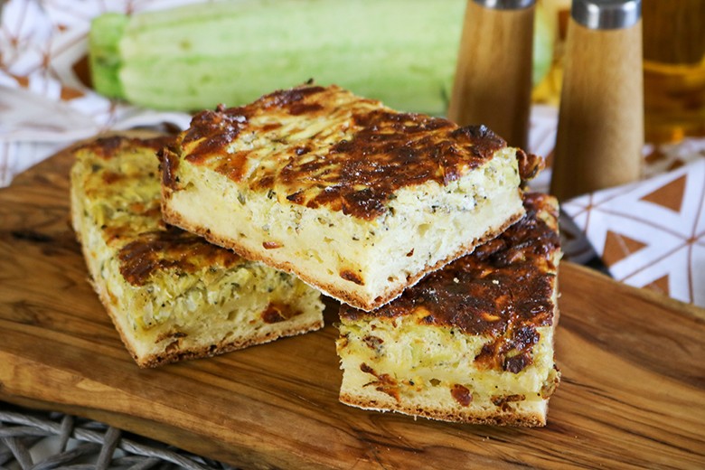 Herzhafter Zucchinikuchen