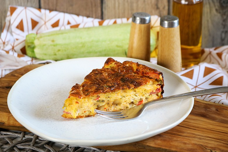 Zucchini-Quark-Kuchen