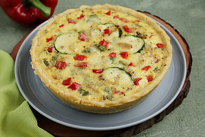 Quiche Lorraine mit Blätterteig - Rezept