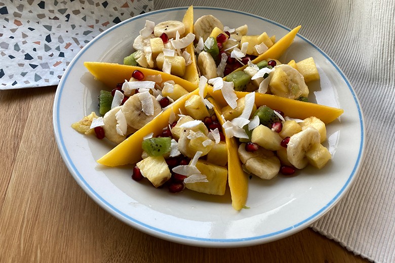 Exotischer Obstsalat