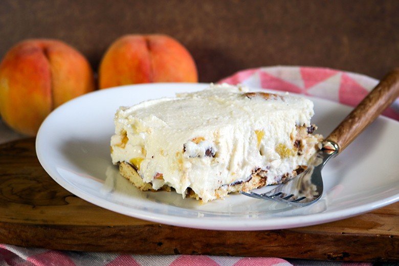 Pfirsich-Quark-Creme