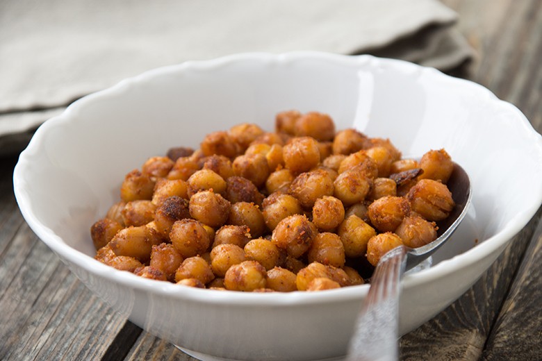 Pikanter Kichererbsensnack