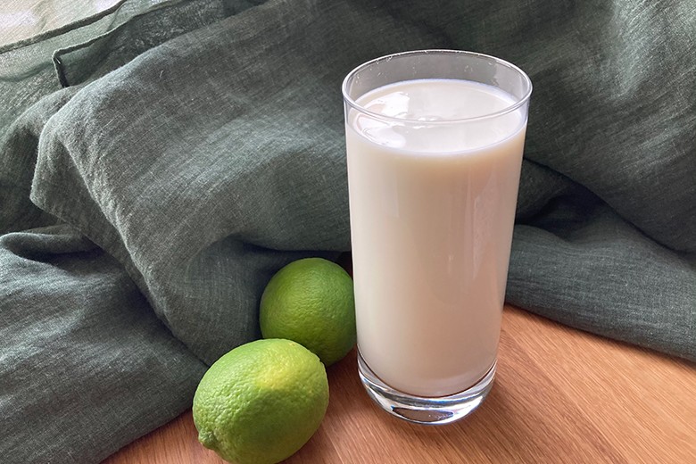 Weißer Mocktail