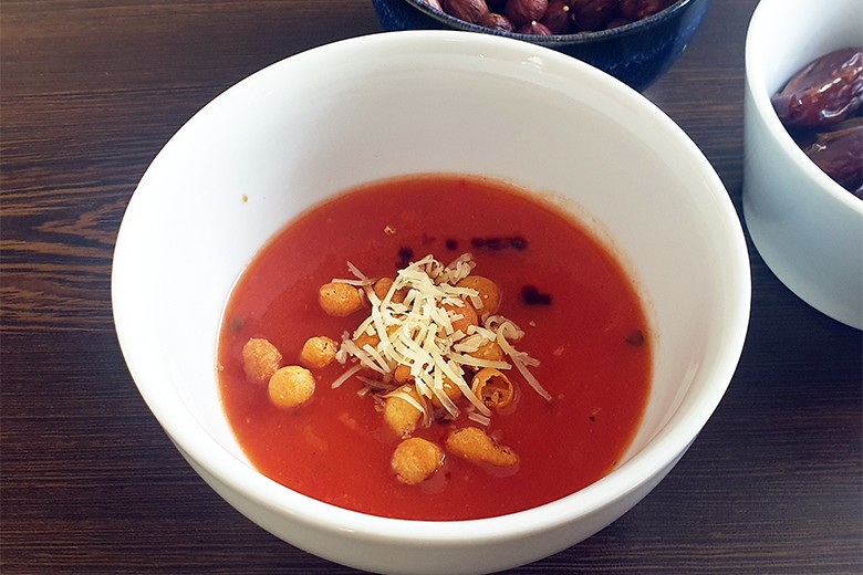 Einfache Tomatensuppe