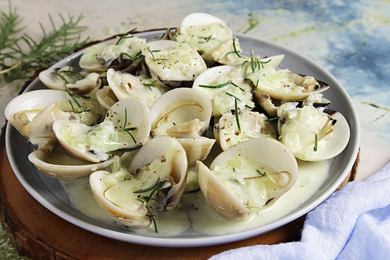 Venusmuscheln mit Rosmarin