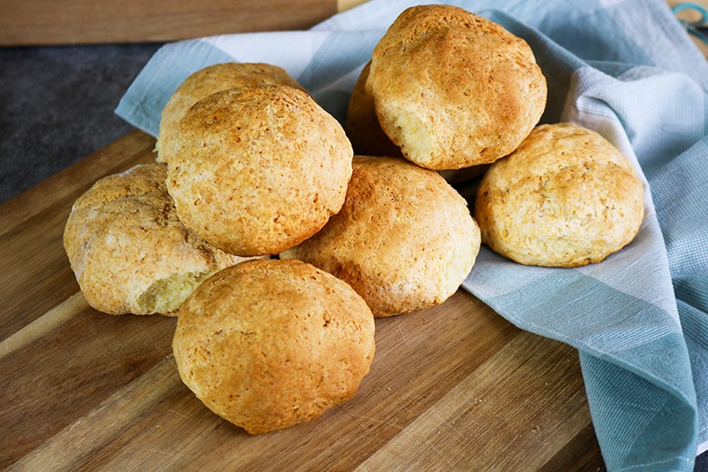 Herzhafte Quarkbrötchen