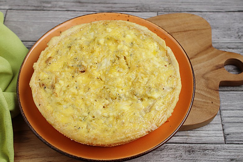 Spitzkohl-Quiche