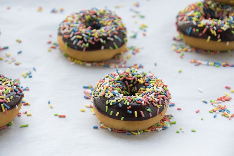 Schoko-Donuts
