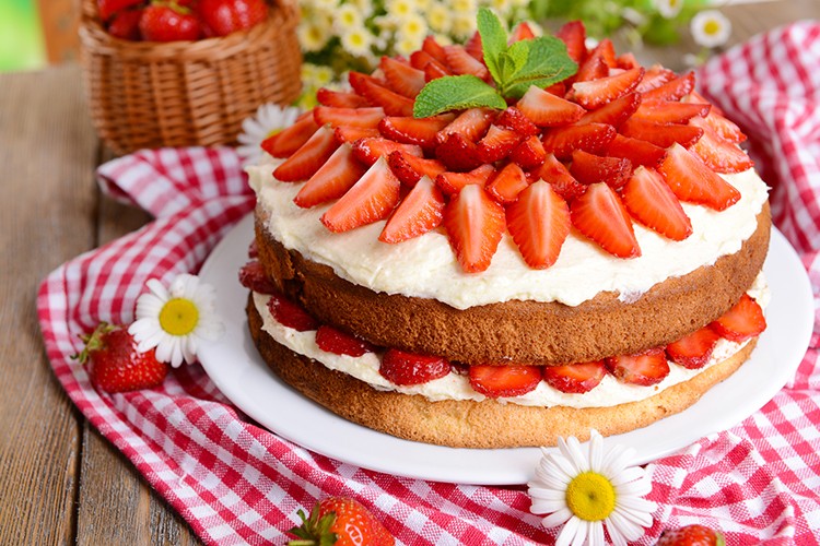Erdbeer-Joghurt-Torte