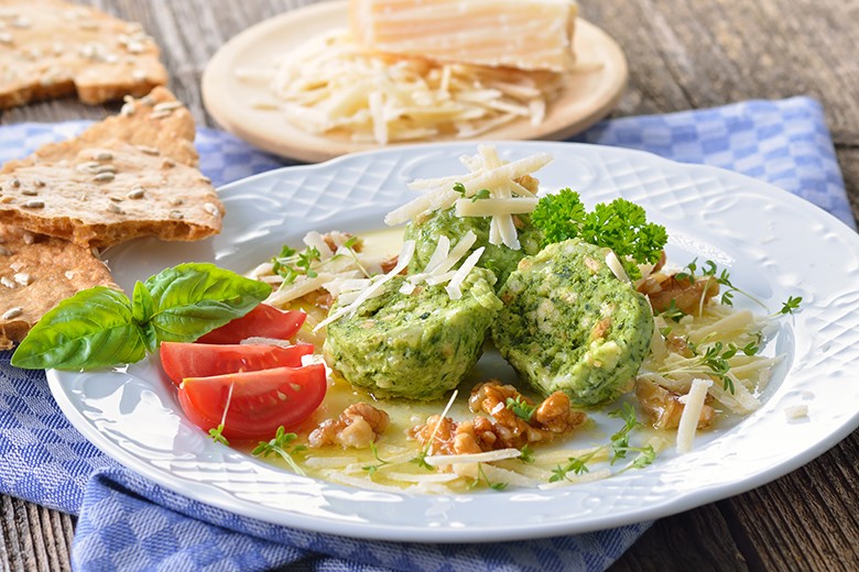 Südtiroler Spinatknödel