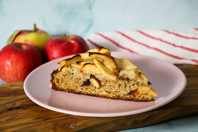 Apfelkuchen mit Cognac