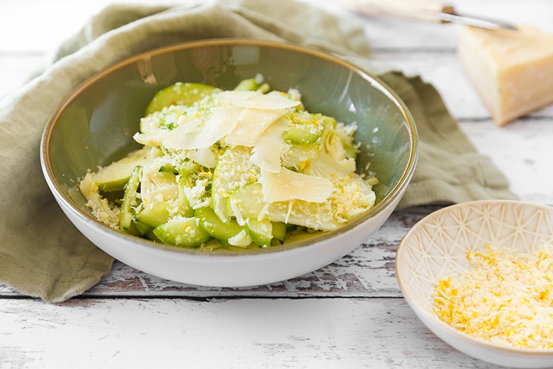 Fenchelsalat mit Apfel und Gurke