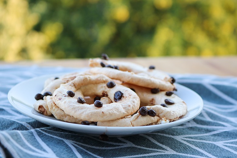 Baiserringe mit Kokos
