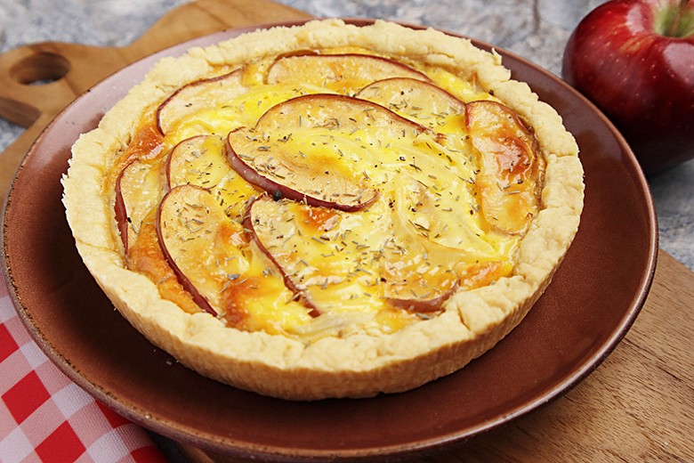 Quiche mit Fenchel und Apfel