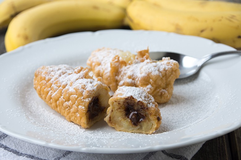 Bananen-Schoko-Beignets