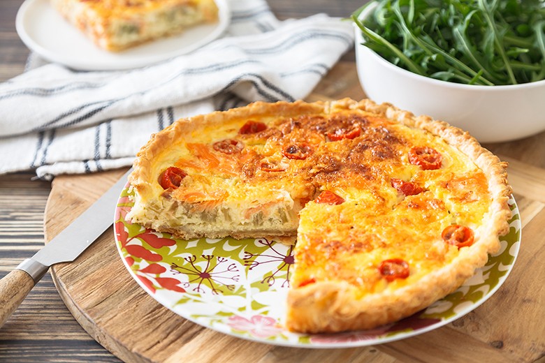 Fenchel-Lachs-Quiche