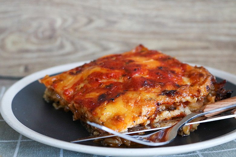 Chinakohl-Lasagne