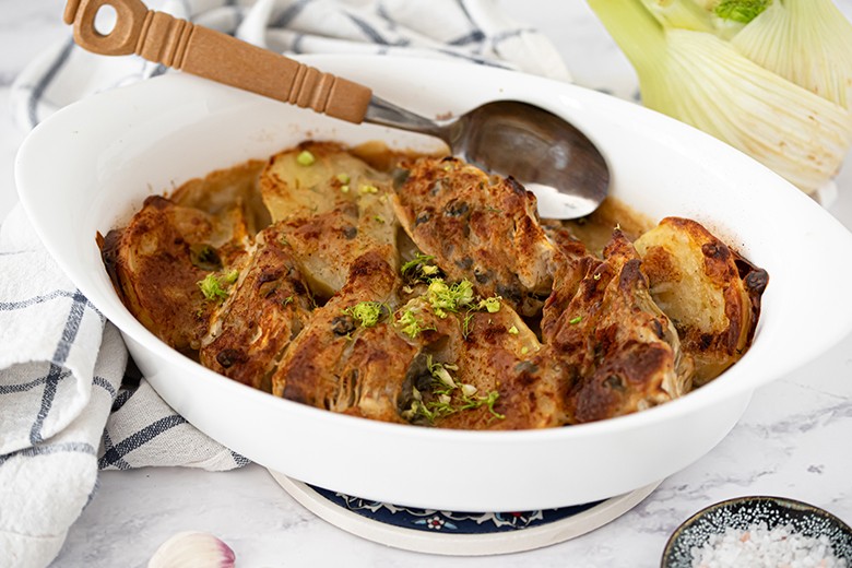 Kartoffel-Fenchel-Auflauf