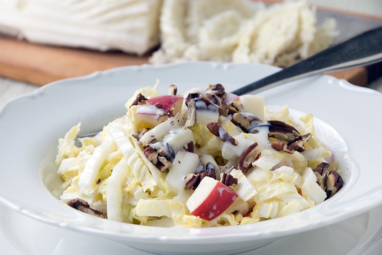 Chinakohlsalat mit Äpfeln