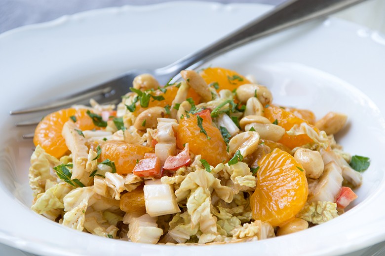 Chinakohlsalat mit Mandarinen
