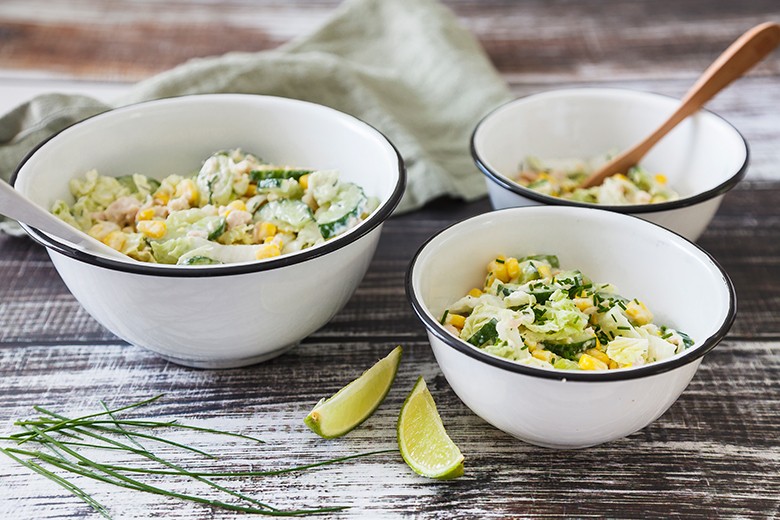 Chinakohlsalat mit Thunfisch