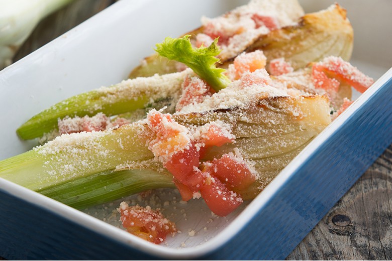 Fenchelauflauf mit Tomaten