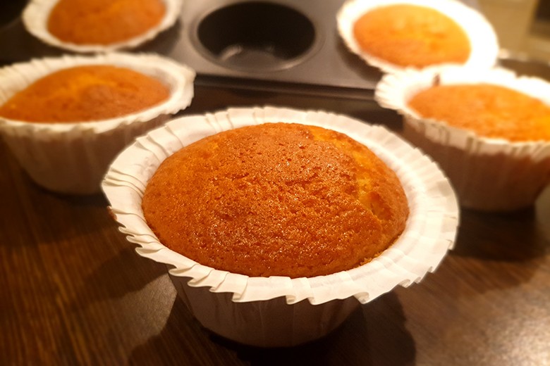 Einfache Vanille-Muffins