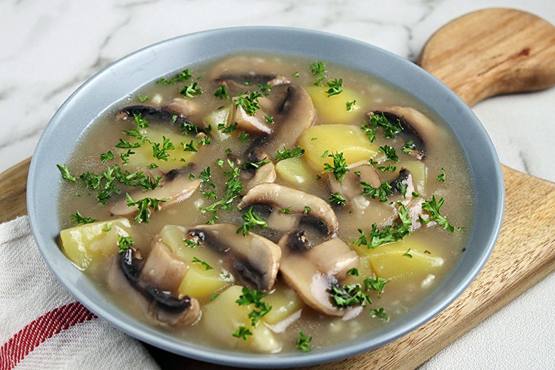 Pilzeintopf süß-sauer