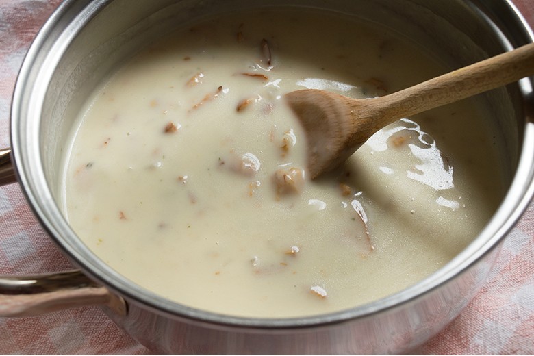 Pilzsauce mit Milch