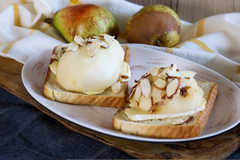 Camembert-Birnen