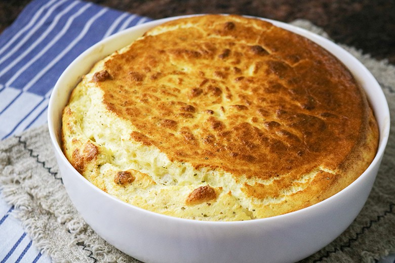 Grieß-Parmesan-Auflauf