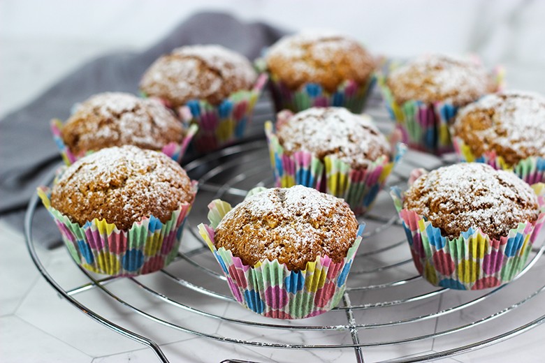 Weihnachtliche Muffins mit Spekulatius